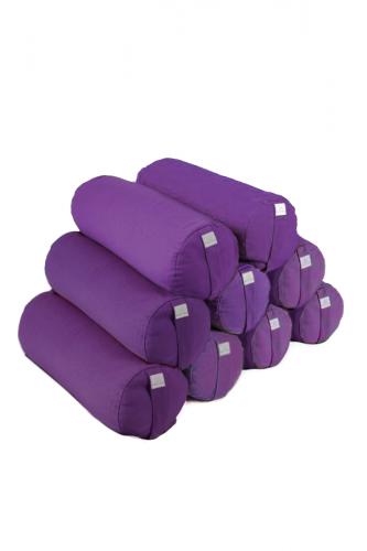 Bolster - Silindir Yoga Minderi - Mor 10 Adet